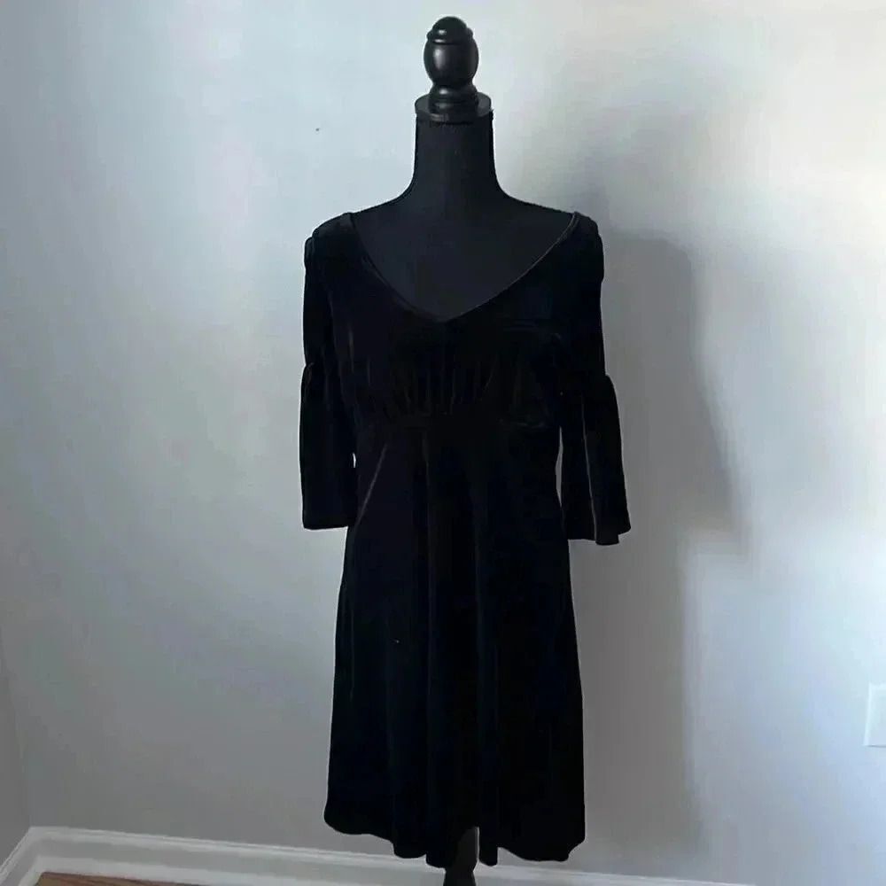 NWT Black Suede Dress 